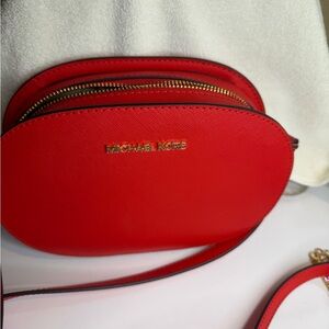 Michael Kors Bold Red Crossbody Bag
